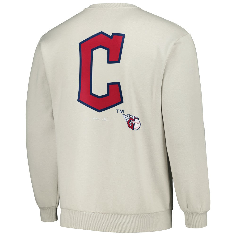 Cleveland Guardians PLEASURES Ballpark Pullover Sweatshirt - Gray Pullover