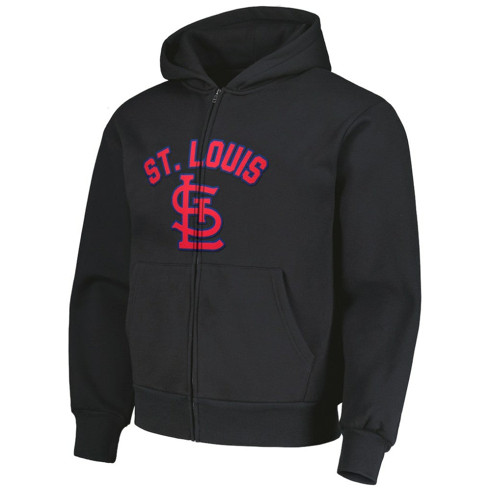 St. Louis Cardinals PLEASURES Opening Day Full-Zip Hoodie - Black Hoodies