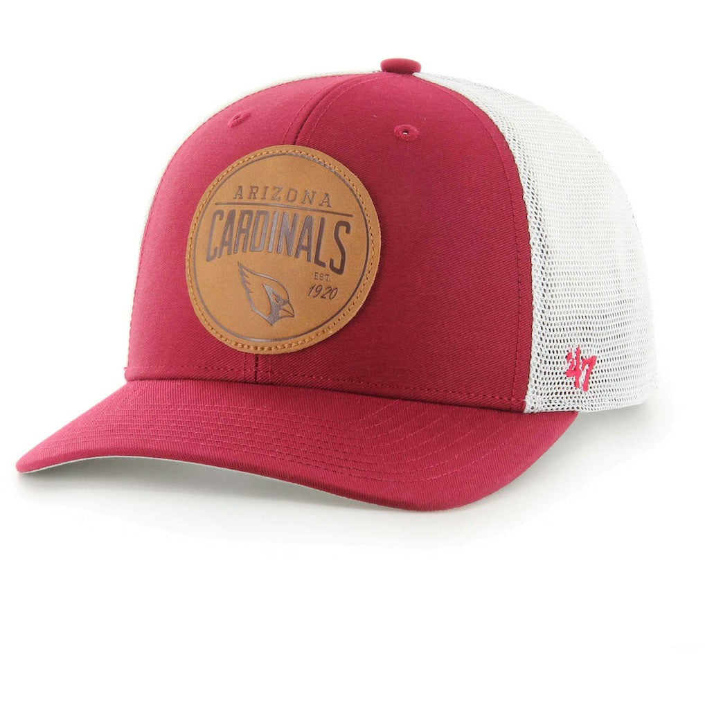 Arizona Cardinals '47 Leather Head Flex Hat Cardinal
