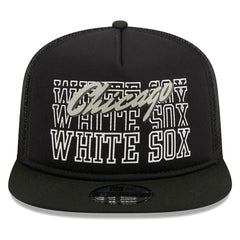 Chicago White Sox New Era  Street Team A-Frame Trucker 9FIFTY Snapback Hat - Black Hats