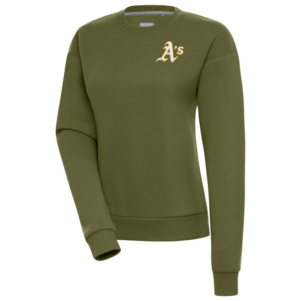 Athletics Antigua Women's Victory Pullover Sweatshirt - Olive Pullover