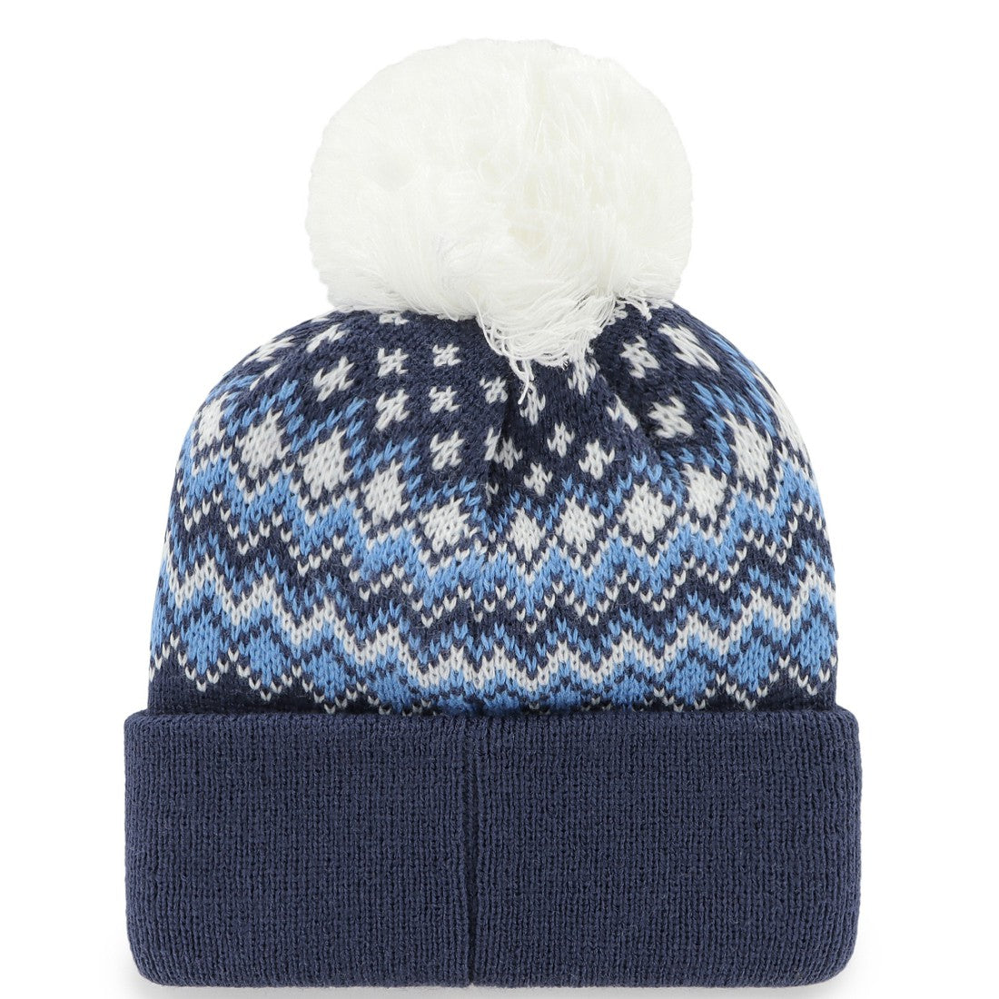 Tennessee Titans '47 Women's Elsa Cuffed Knit Hat with Pom Navy