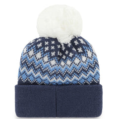 Tennessee Titans '47 Women's Elsa Cuffed Knit Hat with Pom Navy