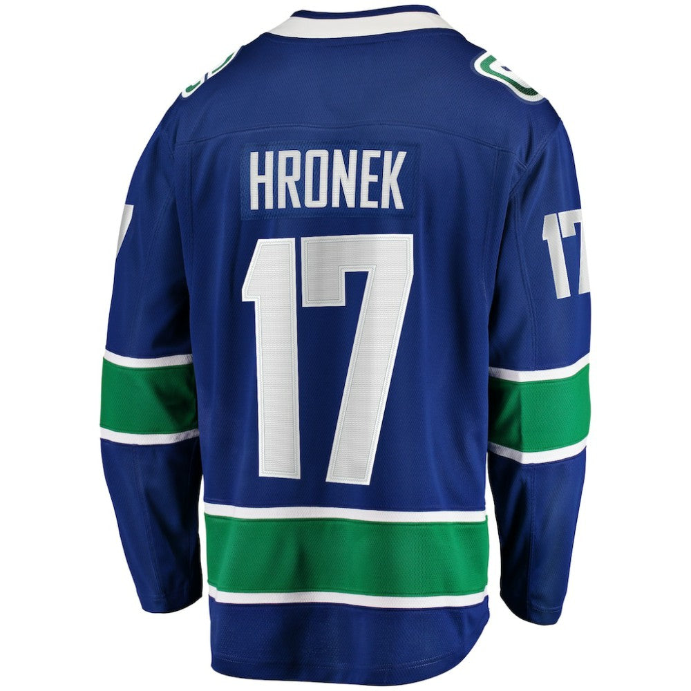 NHL Filip Hronek Vancouver Canucks Fanatics Home Breakaway Jersey - Blue