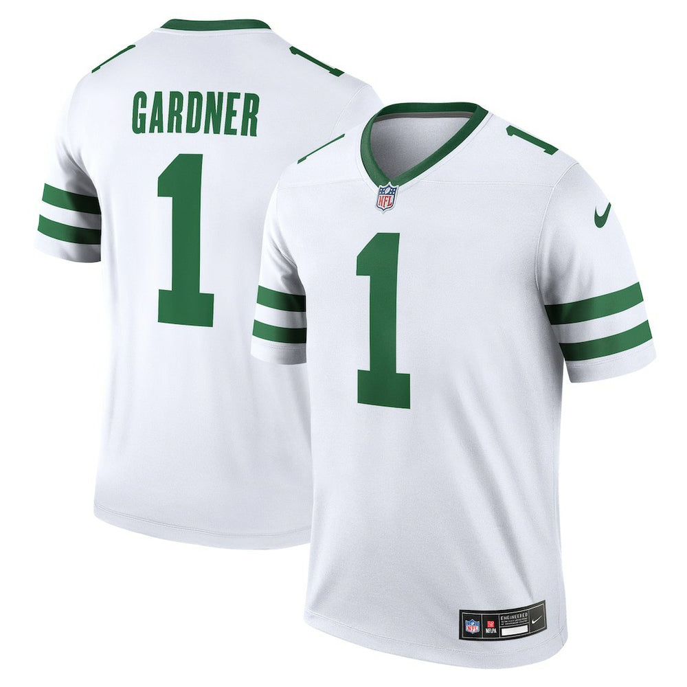 Ahmad Sauce Gardner New York Jets Legend Player Performance Top White