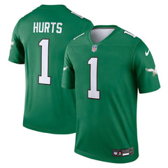 Jalen Hurts Philadelphia Eagles Legend Player Performance Top Kelly Green