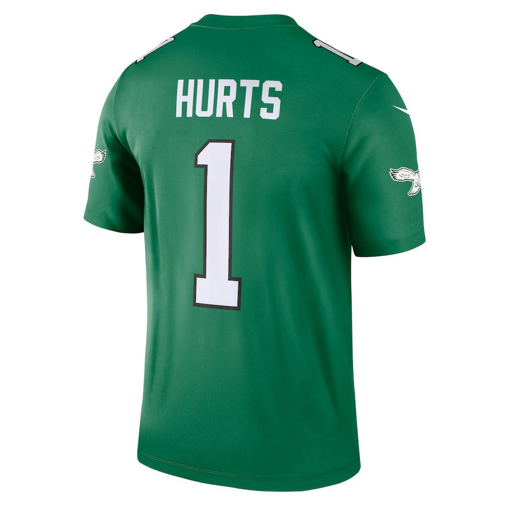 Jalen Hurts Philadelphia Eagles Legend Player Performance Top Kelly Green