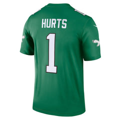 Jalen Hurts Philadelphia Eagles Legend Player Performance Top Kelly Green