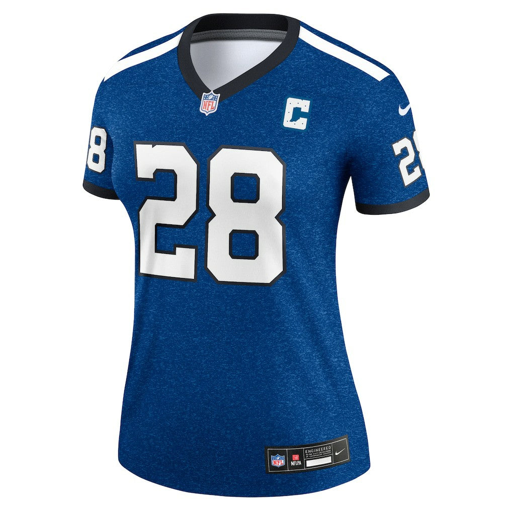 Jonathan Taylor Indianapolis Colts Women's Alternate Legend Player Performance Top Royal