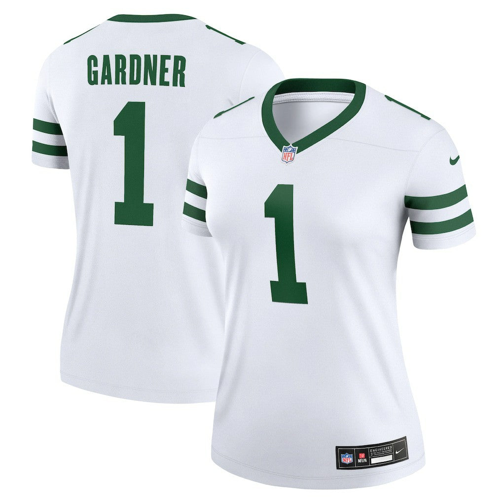 Ahmad Sauce Gardner New York Jets Women's Legend Player Performance Top Legacy White