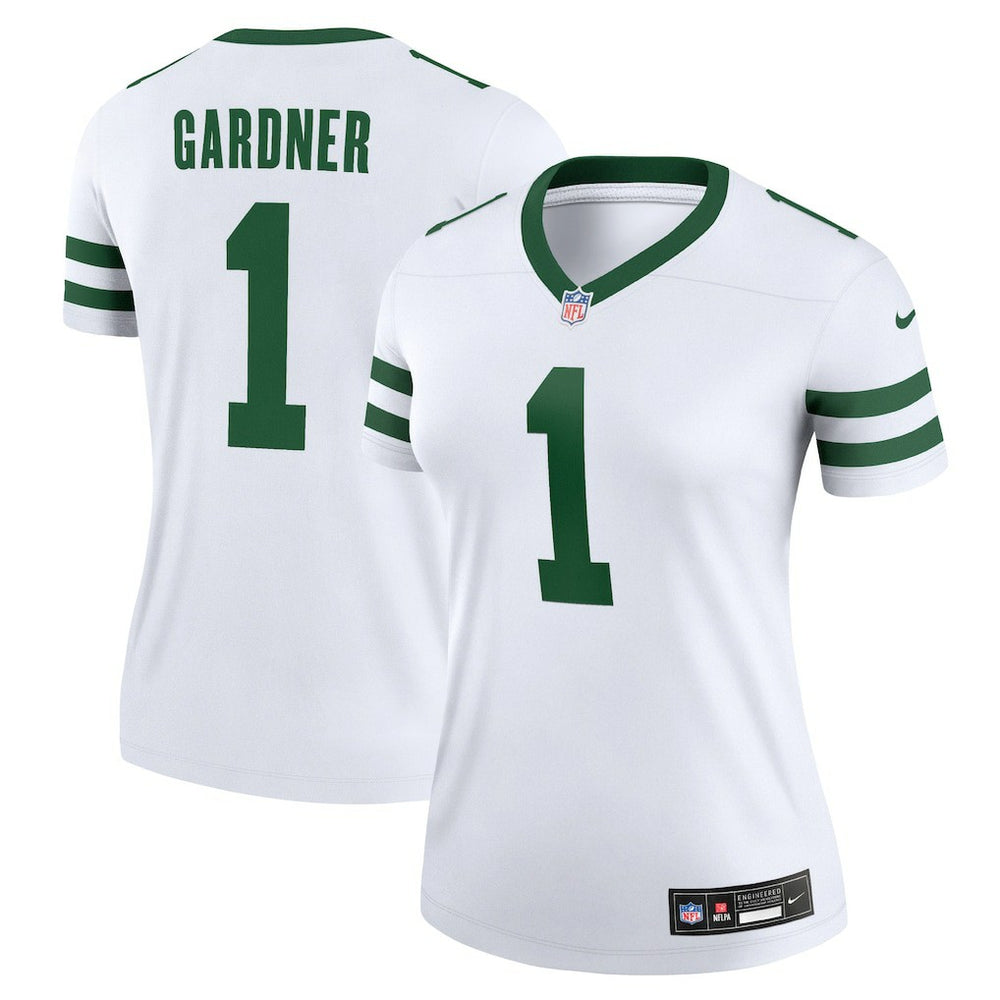 Ahmad Sauce Gardner New York Jets Women's Legend Player Performance Top Legacy White