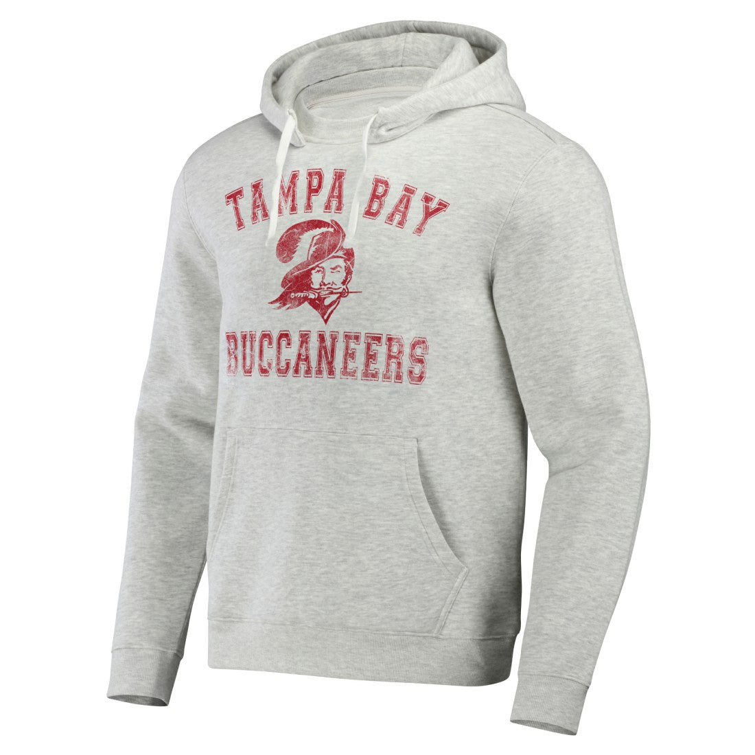 Tampa Bay Buccaneers NFL x Darius Rucker Collection Coaches Pullover Hoodie Heather Gray