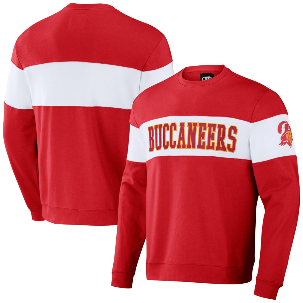 Tampa Bay Buccaneers NFL x Darius Rucker Collection Team Color & White Pullover Sweatshirt Red