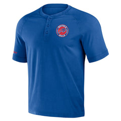 Buffalo Bills NFL x Darius Rucker Collection Washed Raglan Henley T-Shirt Royal