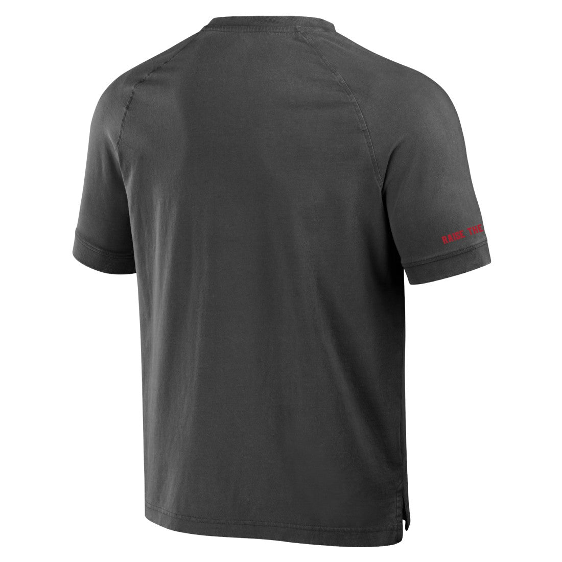 Tampa Bay Buccaneers NFL x Darius Rucker Collection Washed Raglan Henley T-Shirt Pewter