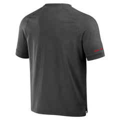Tampa Bay Buccaneers NFL x Darius Rucker Collection Washed Raglan Henley T-Shirt Pewter