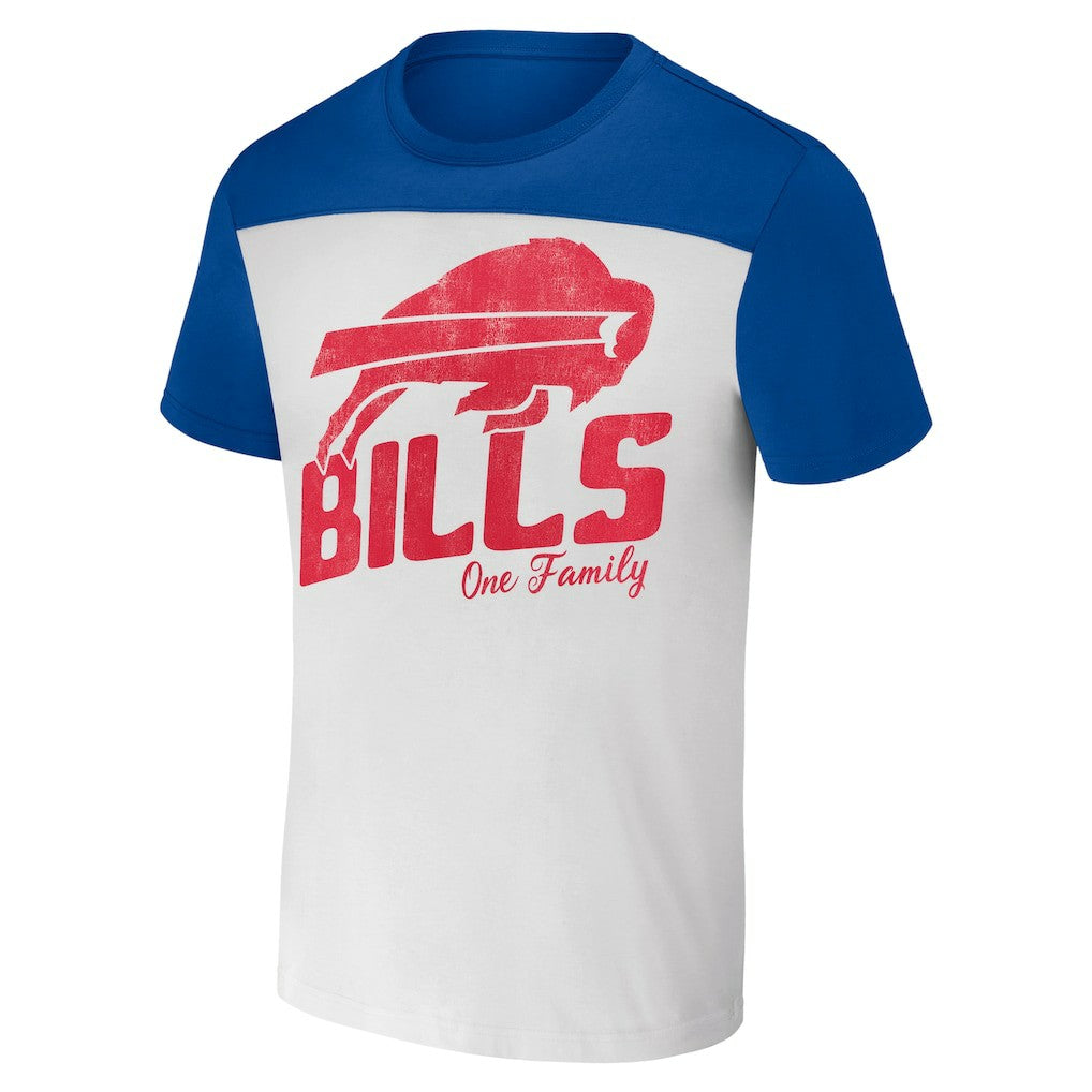 Buffalo Bills NFL x Darius Rucker Collection Colorblocked T-Shirt White/Royal