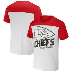 Kansas City Chiefs NFL x Darius Rucker Collection Colorblocked T-Shirt Cream