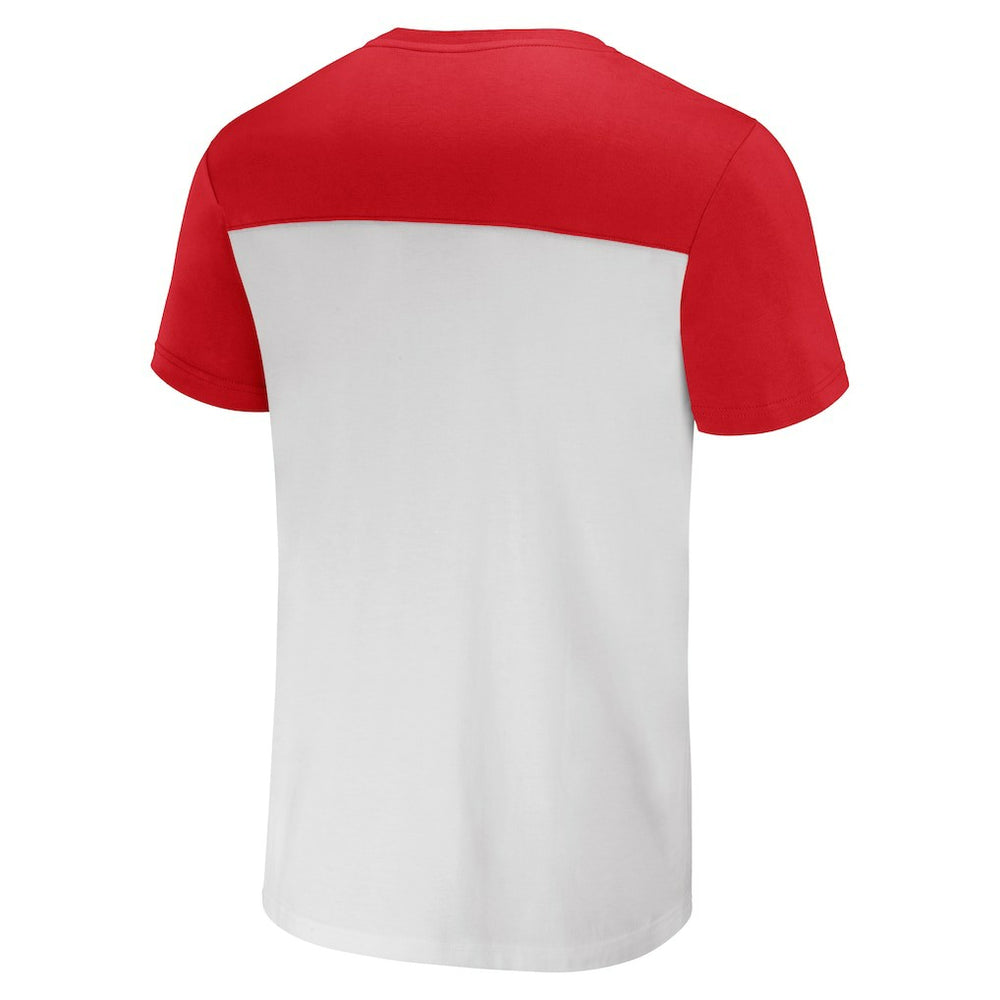 Kansas City Chiefs NFL x Darius Rucker Collection Colorblocked T-Shirt Cream