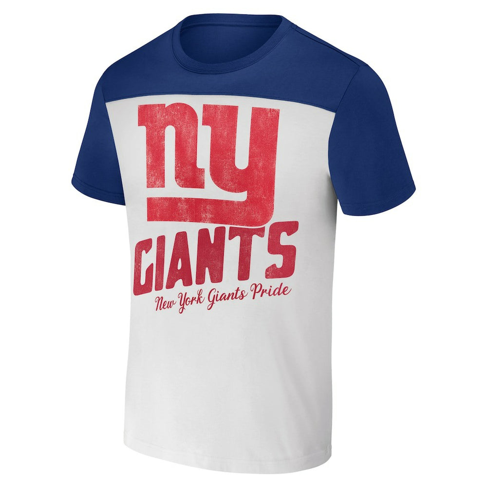 New York Giants NFL x Darius Rucker Collection Colorblocked T-Shirt Cream