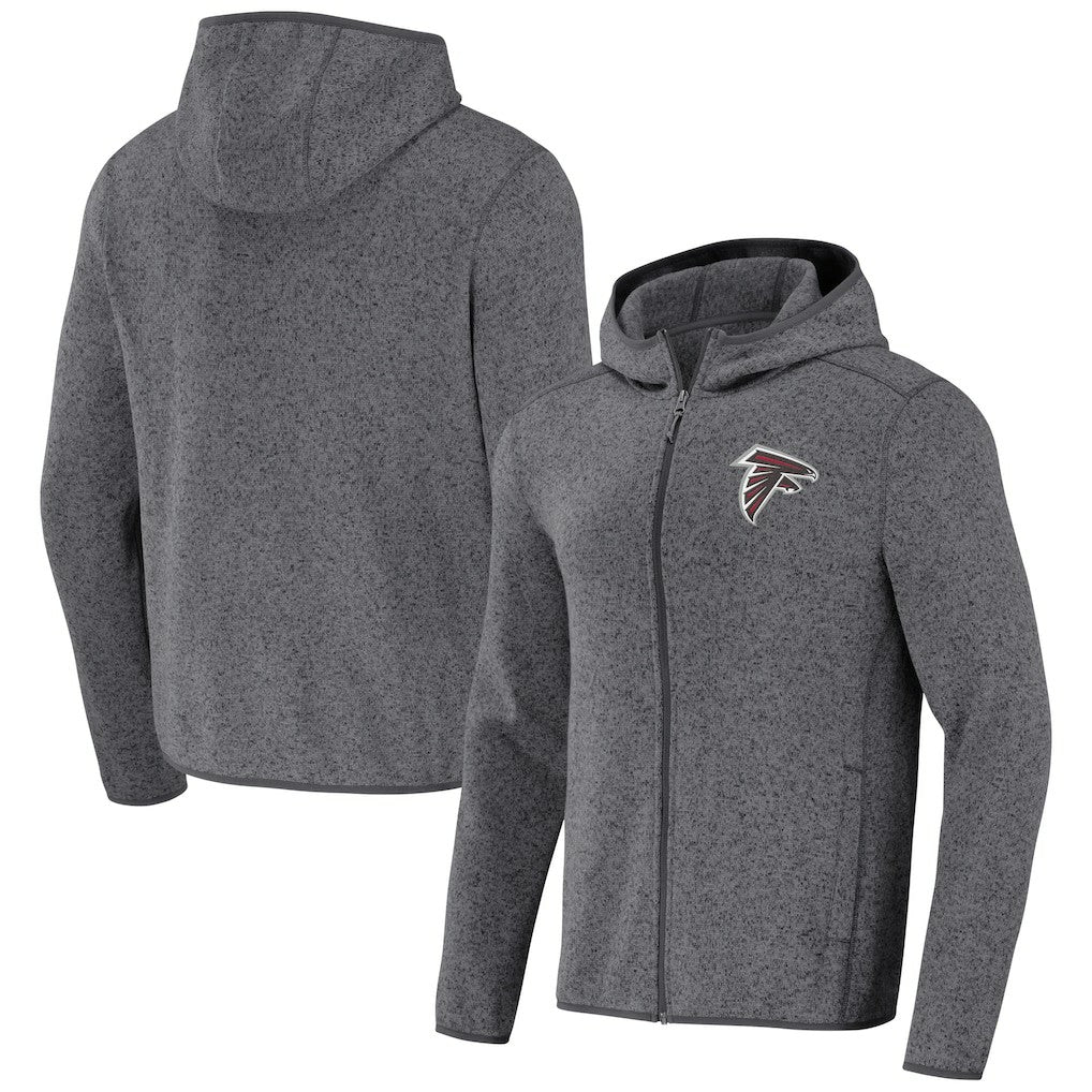 Atlanta Falcons NFL x Darius Rucker Collection Fleece Pullover Hoodie Gray