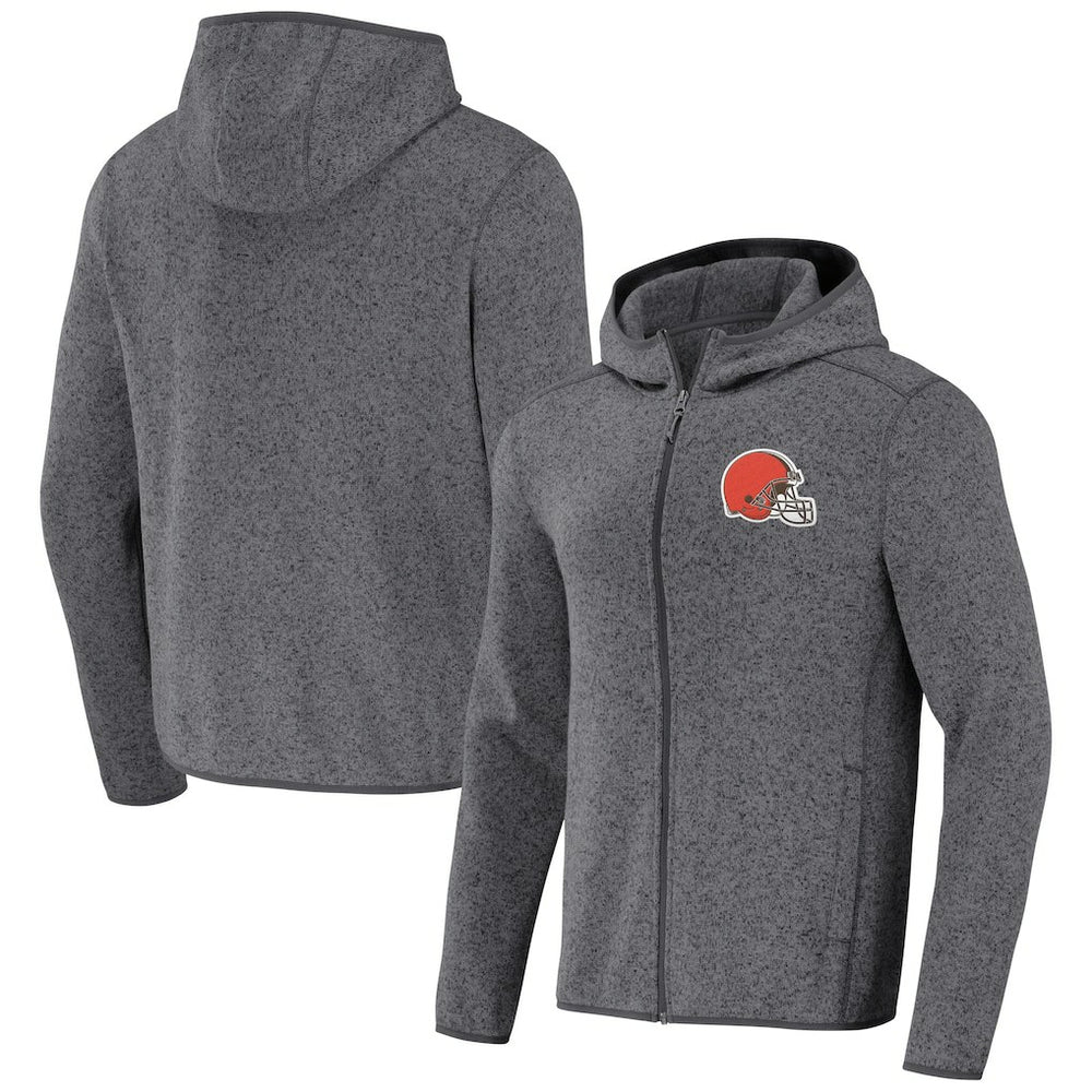 Cleveland Browns NFL x Darius Rucker Collection Fleece Pullover Hoodie Gray