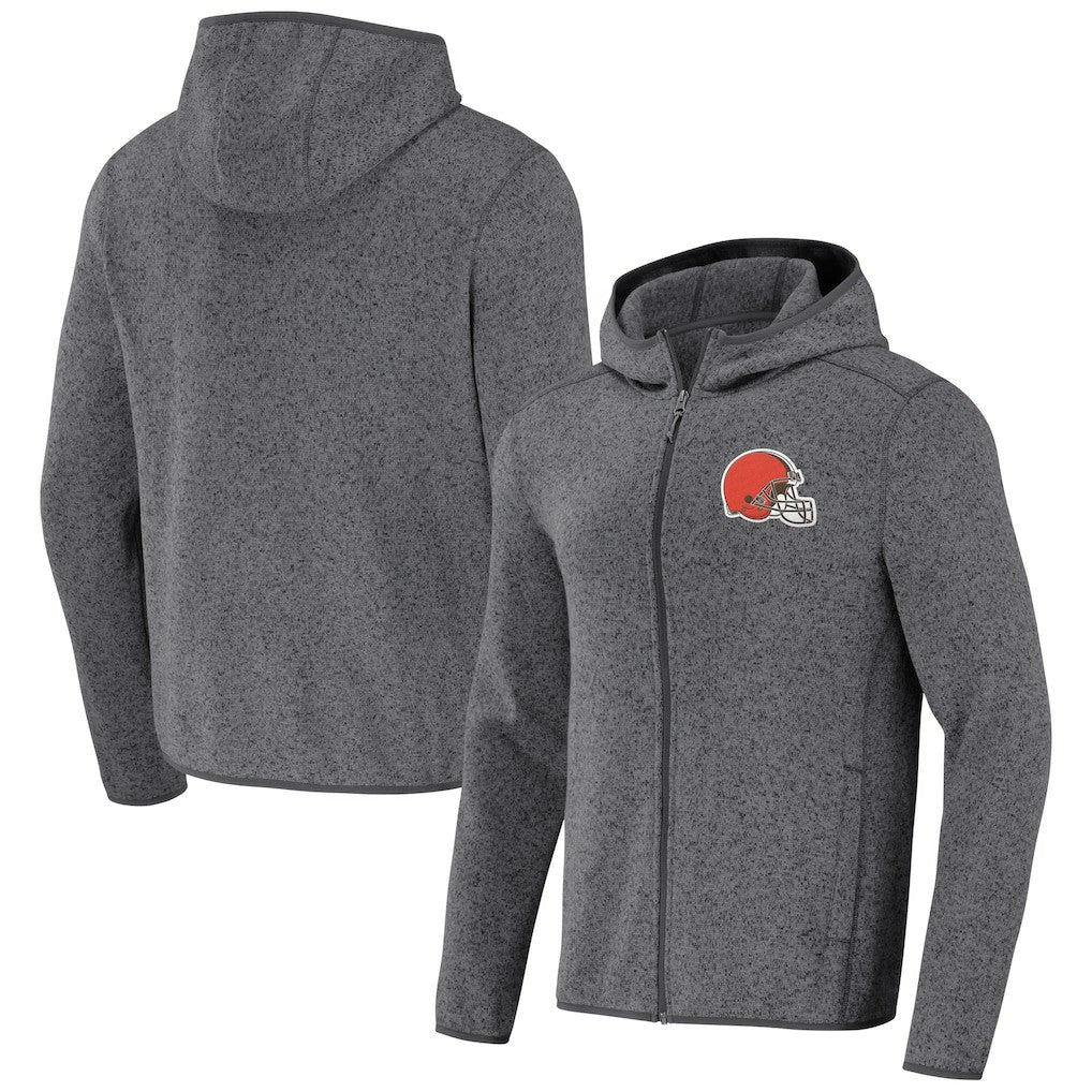 Cleveland Browns NFL x Darius Rucker Collection Fleece Pullover Hoodie Gray
