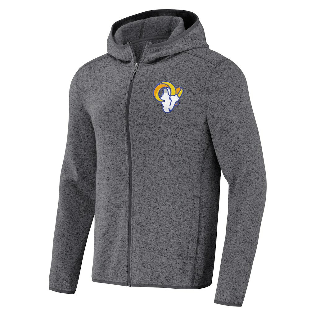 Los Angeles Rams NFL x Darius Rucker Collection Fleece Pullover Hoodie Gray