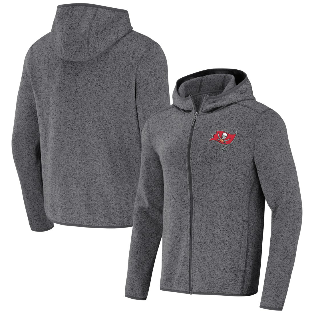 Tampa Bay Buccaneers NFL x Darius Rucker Collection Fleece Pullover Hoodie Gray