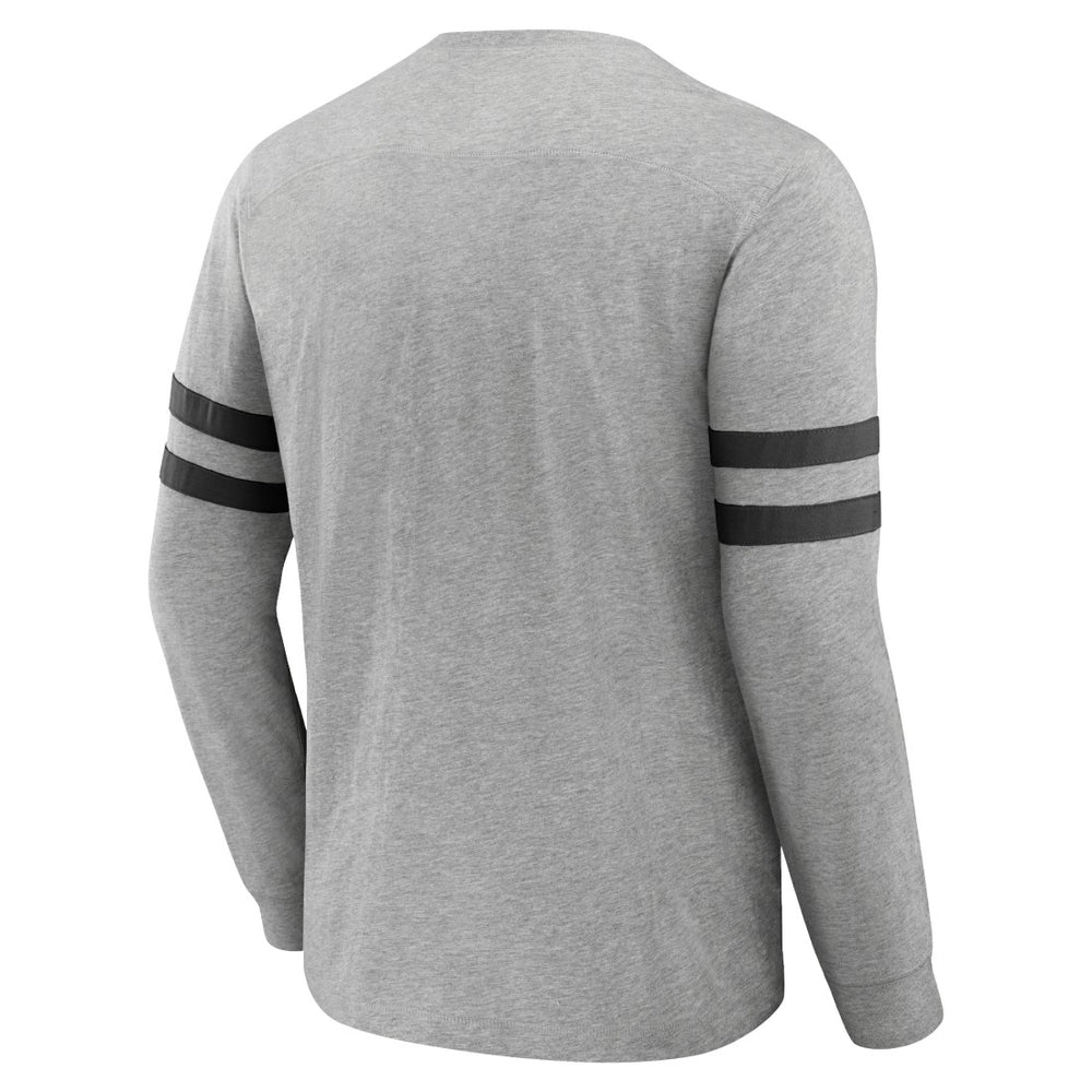 Tampa Bay Buccaneers NFL x Darius Rucker Collection Henley Long Sleeve T-Shirt Heather Gray