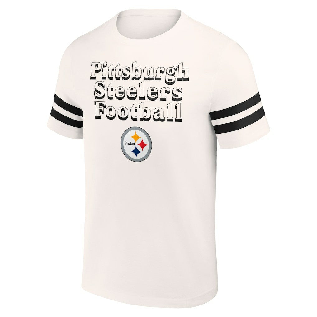 Pittsburgh Steelers NFL x Darius Rucker Collection Vintage T-Shirt Cream