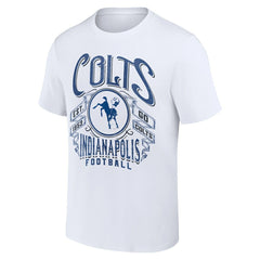Indianapolis Colts NFL x Darius Rucker Collection Vintage Football T-Shirt White