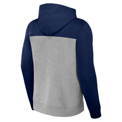 Tennessee Titans NFL x Darius Rucker Collection Color Blocked Pullover Hoodie Heather Gray