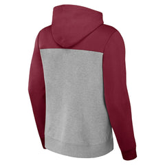 Washington Commanders NFL x Darius Rucker Collection Color Blocked Pullover Hoodie Heather Gray
