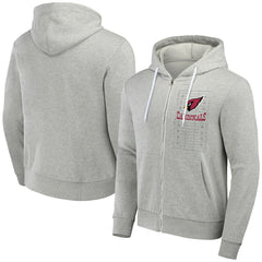 Arizona Cardinals NFL x Darius Rucker Collection Domestic Full-Zip Hoodie Heather Gray