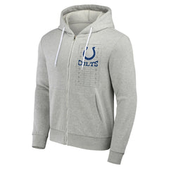 Indianapolis Colts NFL x Darius Rucker Collection Domestic Full-Zip Hoodie Heather Gray