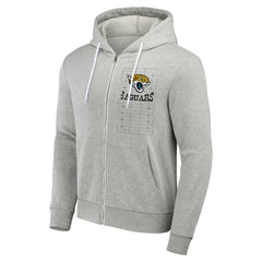 Jacksonville Jaguars NFL x Darius Rucker Collection Domestic Full-Zip Hoodie Heather Gray