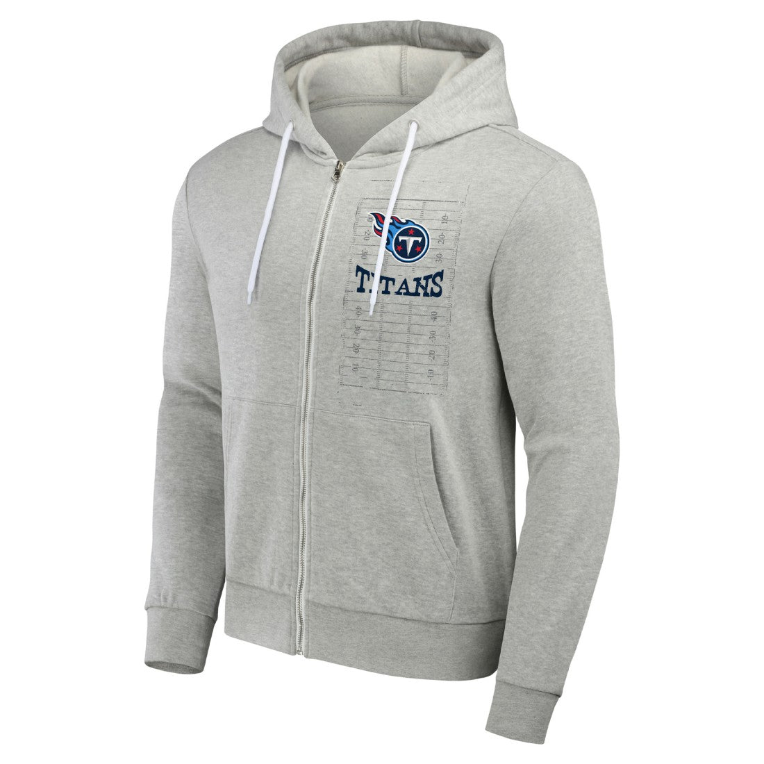 Tennessee Titans NFL x Darius Rucker Collection Domestic Full-Zip Hoodie Heather Gray