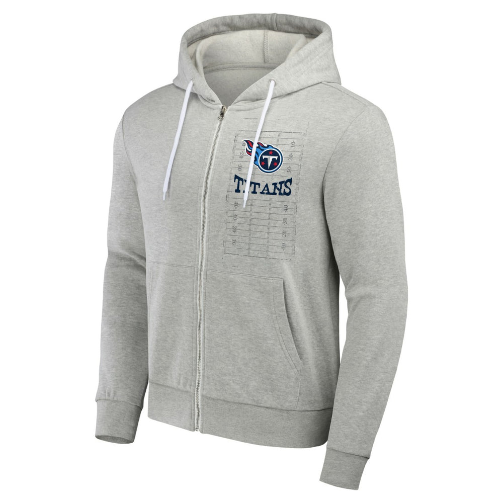 Tennessee Titans NFL x Darius Rucker Collection Domestic Full-Zip Hoodie Heather Gray