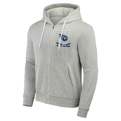Tennessee Titans NFL x Darius Rucker Collection Domestic Full-Zip Hoodie Heather Gray