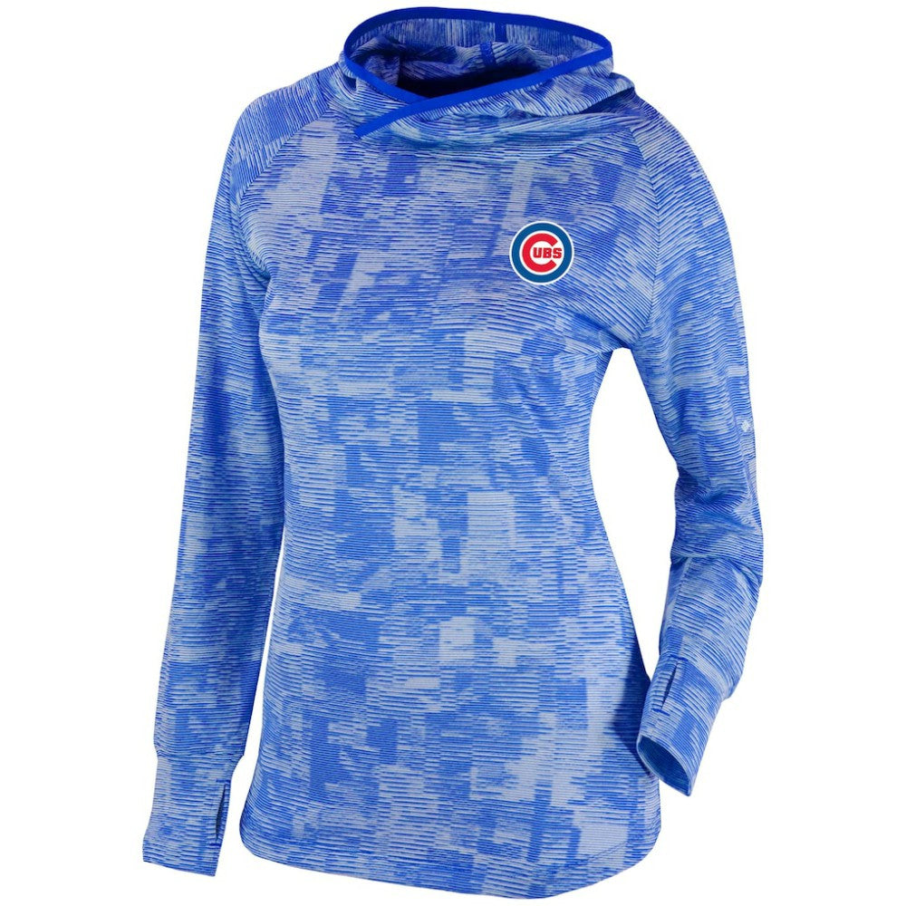 Chicago Cubs Columbia Women's Omni-Wick Sunday Ball Pullover Hoodie - Royal Hoodies