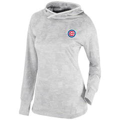 Chicago Cubs Columbia Women's Omni-Wick Sunday Ball Pullover Hoodie - Gray Hoodies