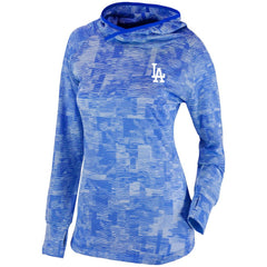 Los Angeles Dodgers Columbia Women's Omni-Wick Sunday Ball Pullover Hoodie - Royal Hoodies