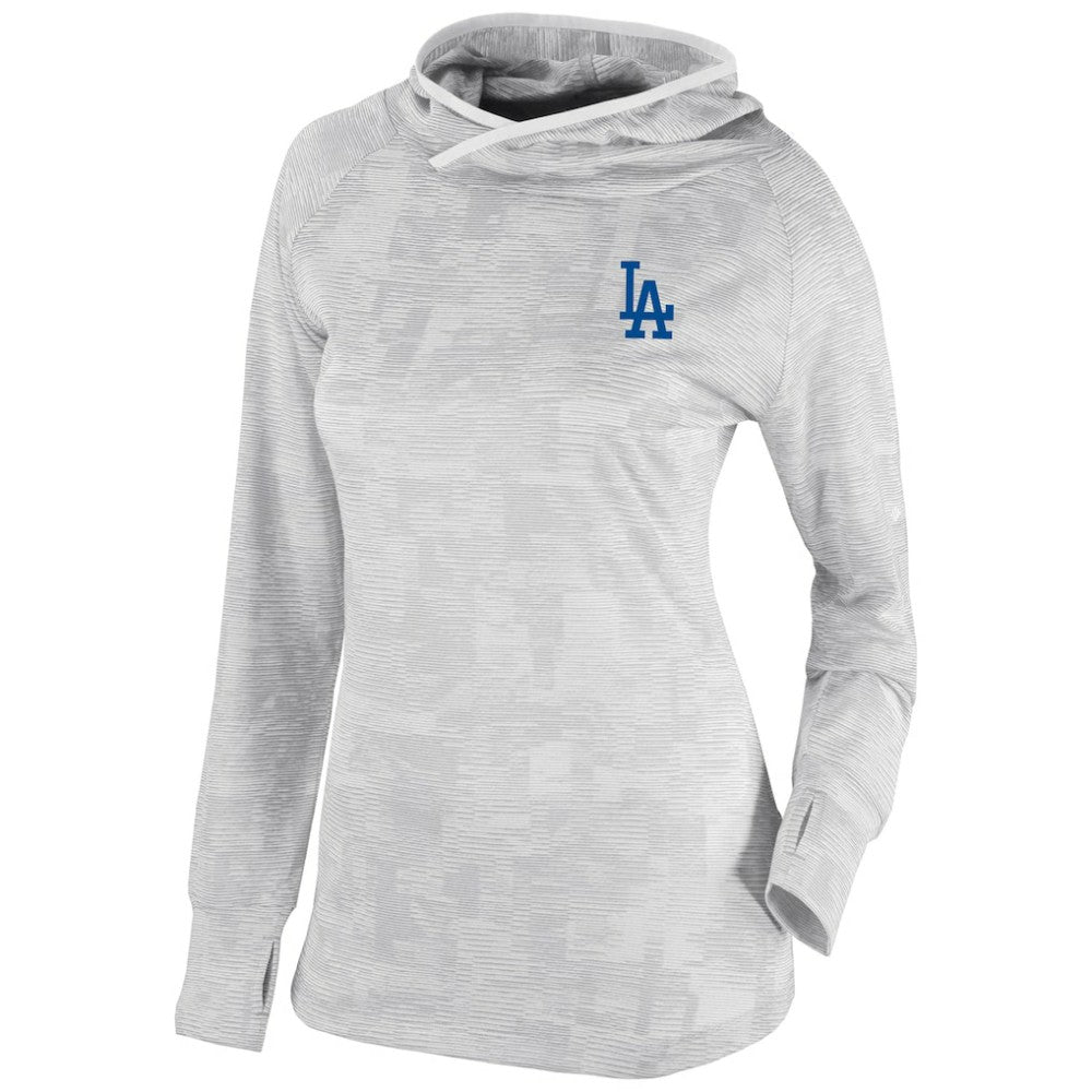Los Angeles Dodgers Columbia Women's Omni-Wick Sunday Ball Pullover Hoodie - White Hoodies