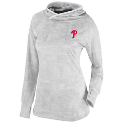 Philadelphia Phillies Columbia Women's Omni-Wick Sunday Ball Pullover Hoodie - White Hoodies