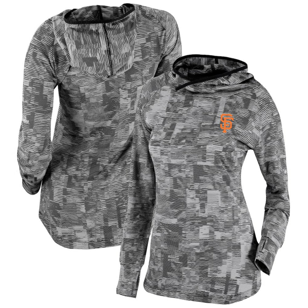 San Francisco Giants Columbia Women's Omni-Wick Sunday Ball Pullover Hoodie - Black Hoodies