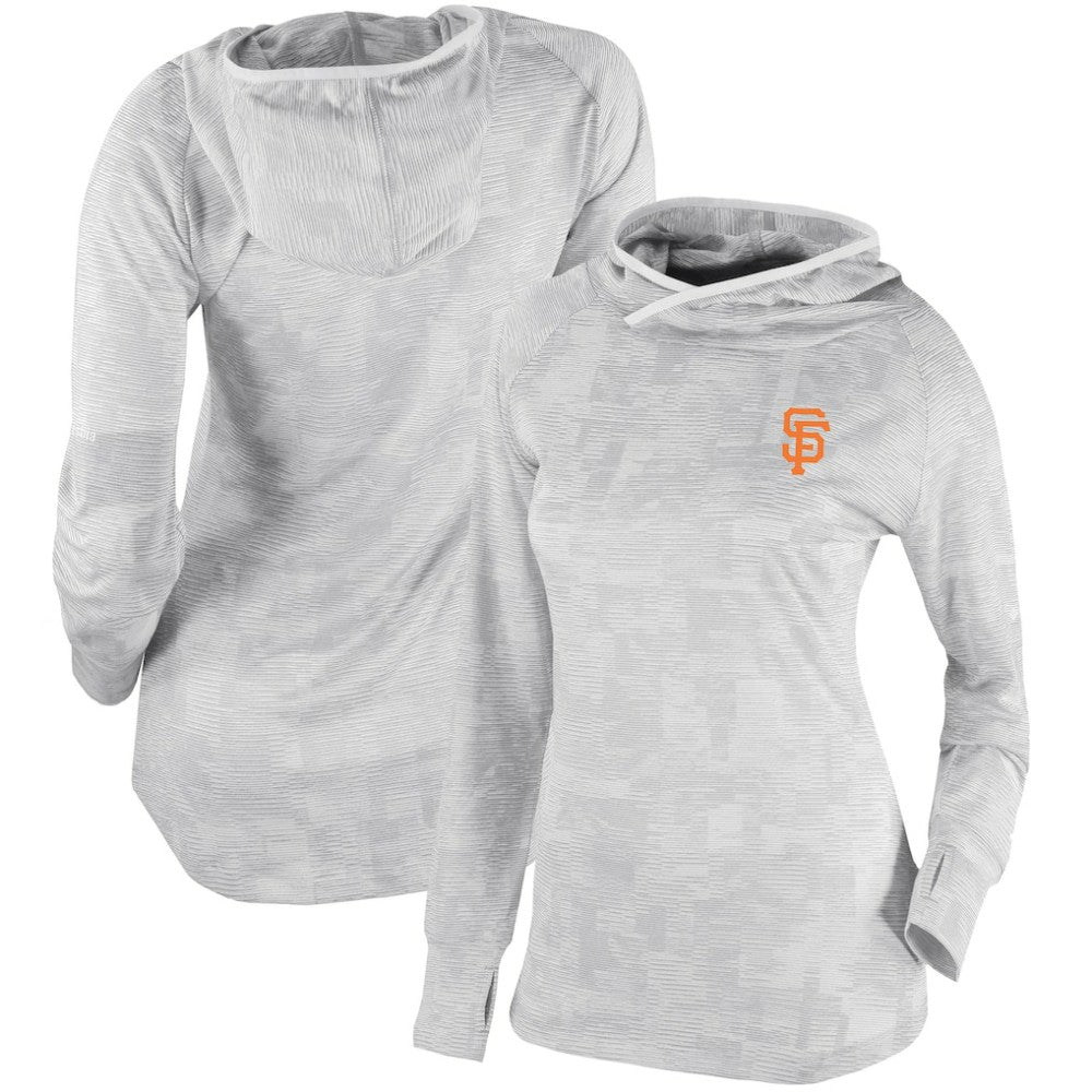 San Francisco Giants Columbia Women's Omni-Wick Sunday Ball Pullover Hoodie - White Hoodies