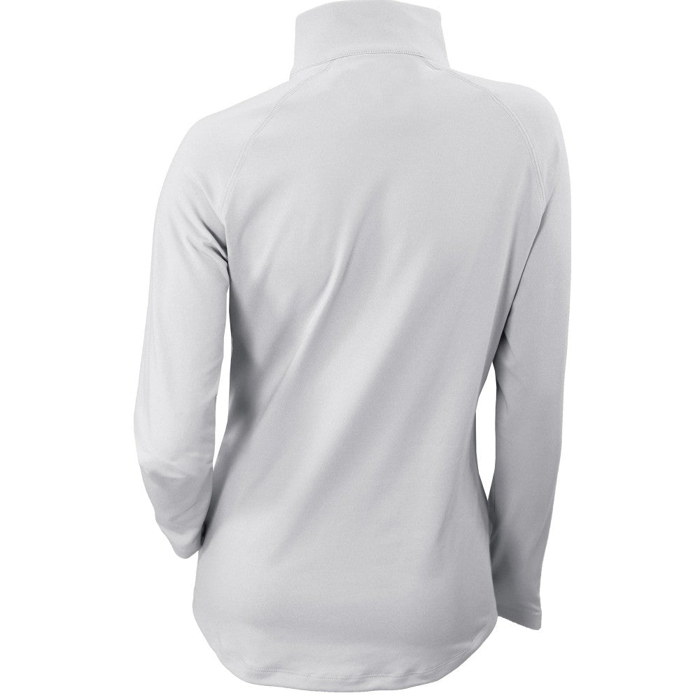 Milwaukee Brewers Columbia Women's Omni-Wick Outward Nine Quarter-Zip Pullover Top - White Pullover