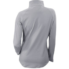 New York Yankees Columbia Women's Omni-Wick Outward Nine Quarter-Zip Pullover Top - Gray Pullover