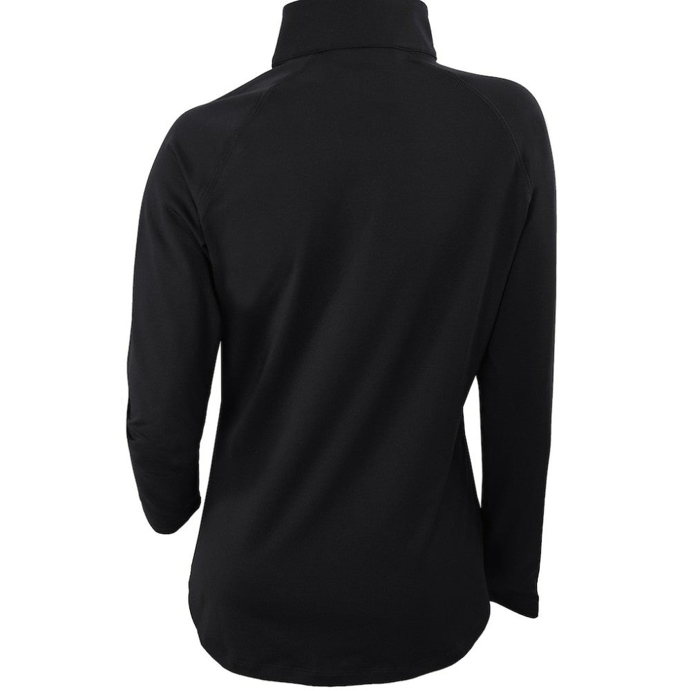 San Francisco Giants Columbia Women's Omni-Wick Outward Nine Quarter-Zip Pullover Top - Black Pullover